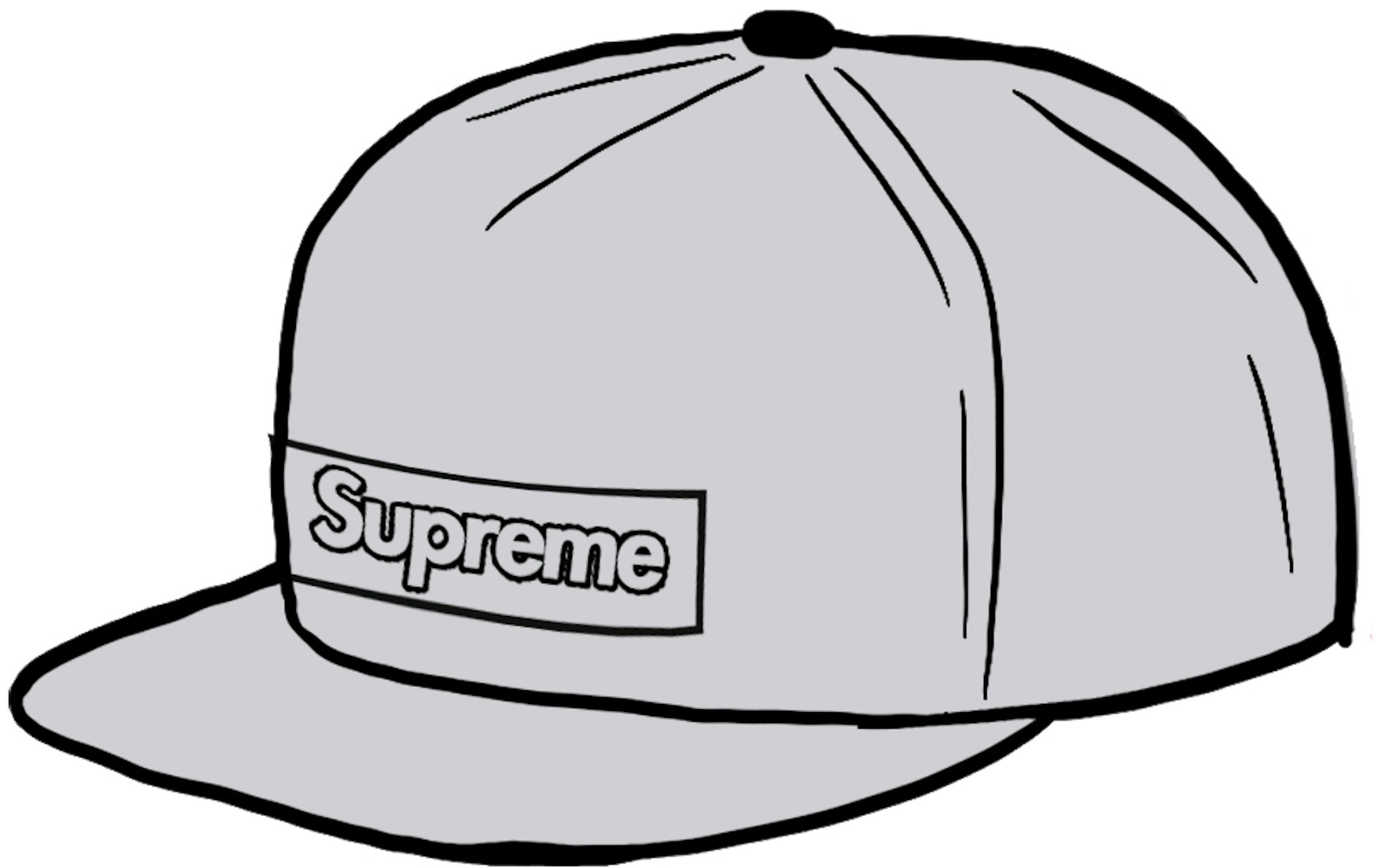 Supreme x KAWS Chalk Logo 5-Panel Black