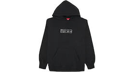 Supreme KAWS Chalk Logo Hooded Sweatshirt Black