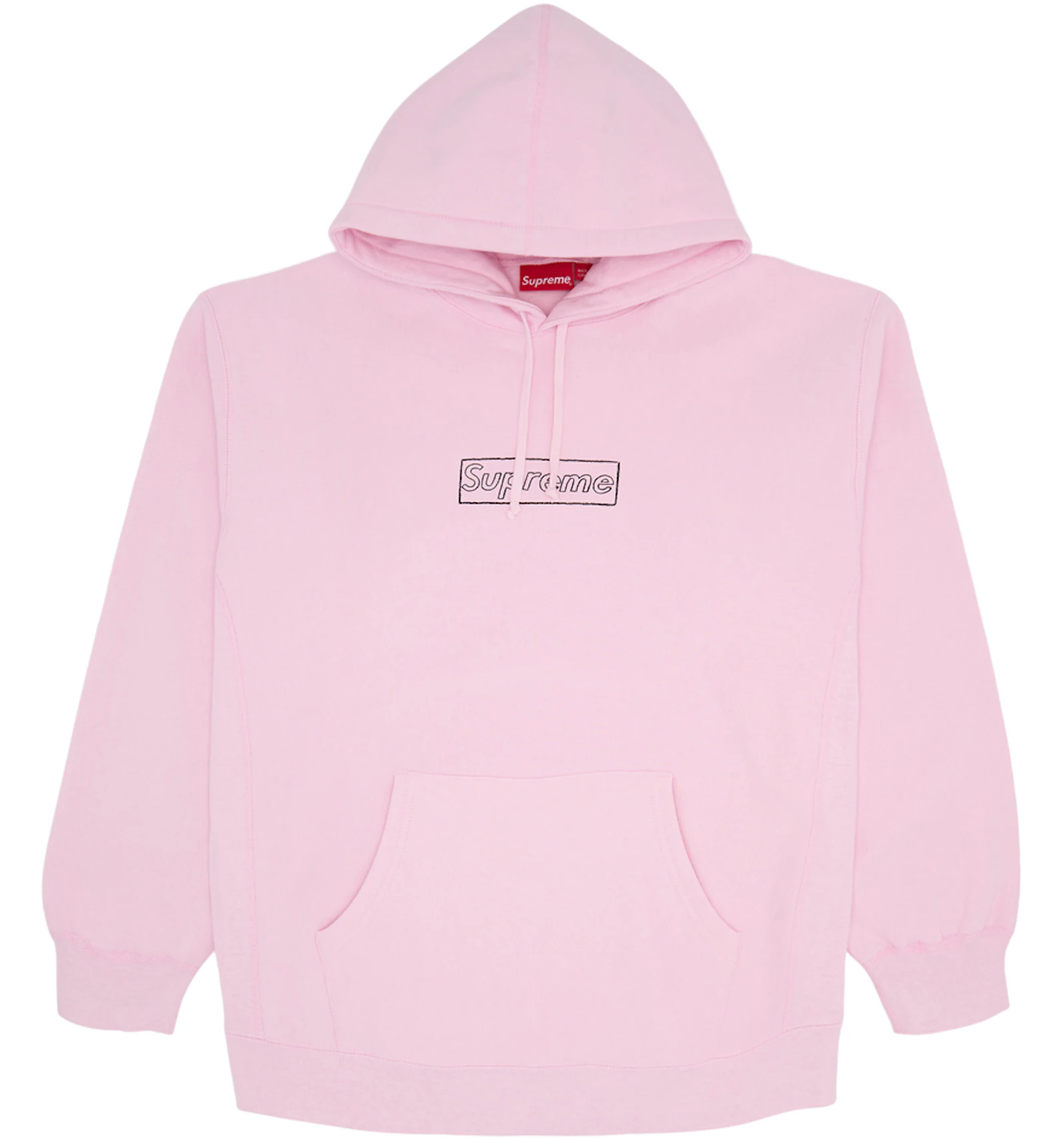 Supreme kaws chalk logo hooded Clearance