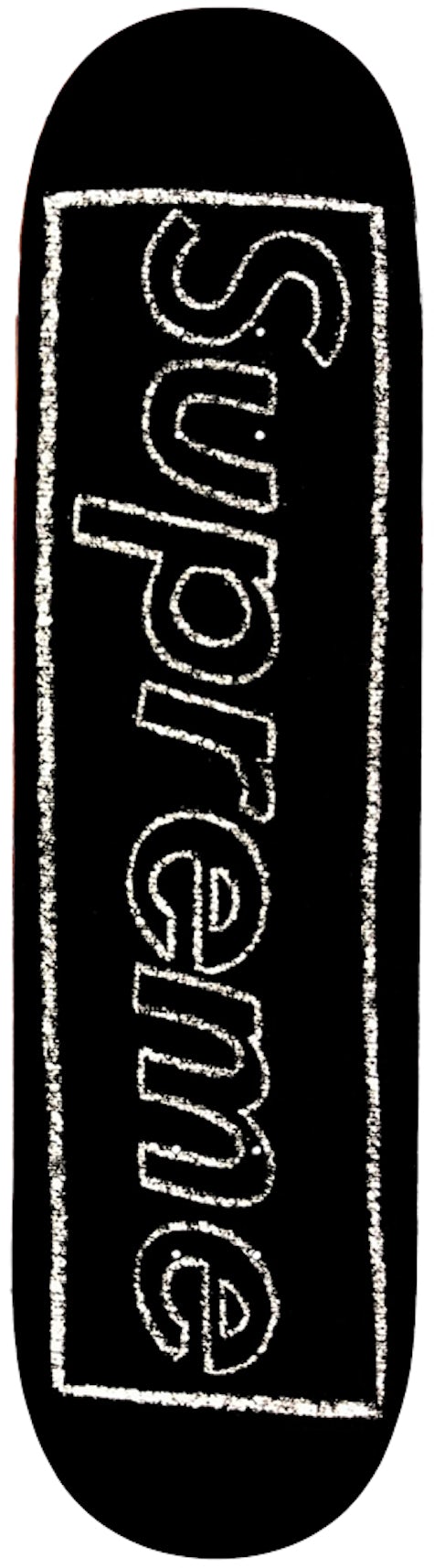 SUPREME X KAWS Chalk Box Logo Hoodie Black