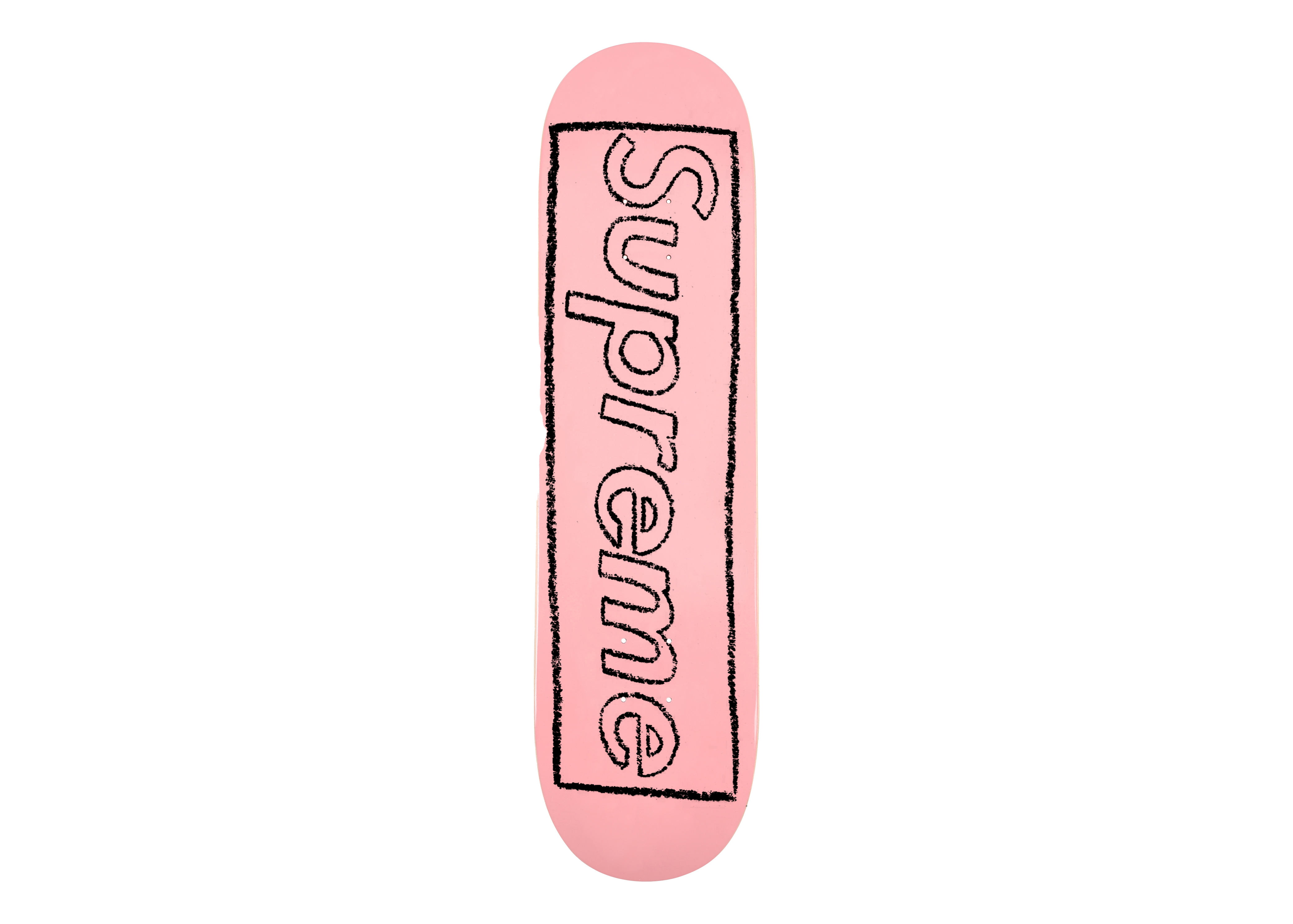 Supreme KAWS Chalk Logo Skateboard Pink - スケートボード
