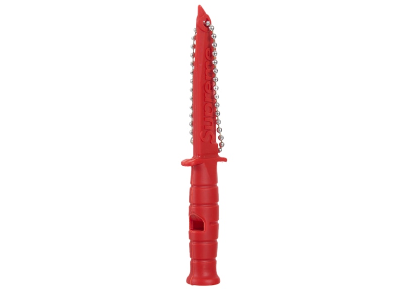 Supreme Ka-Bar Emergency Whistle Keychain Red - SS26 - US