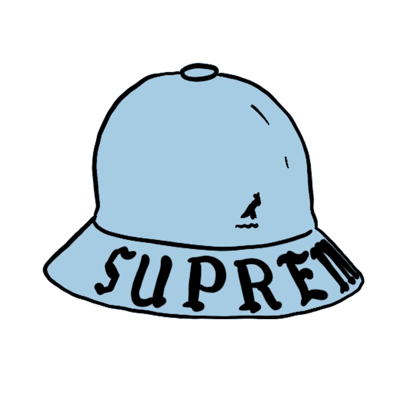 Supreme Kangol Bermuda Casual Hat Light Blue - SS20 - GB