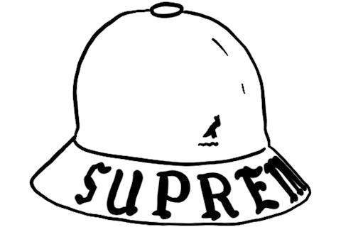 Supreme Kangol Bermuda Casual Hat White SS20 US