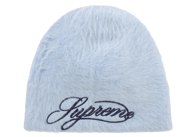 Pre-owned Supreme Kangol Furgora Script Beanie In Light Blue