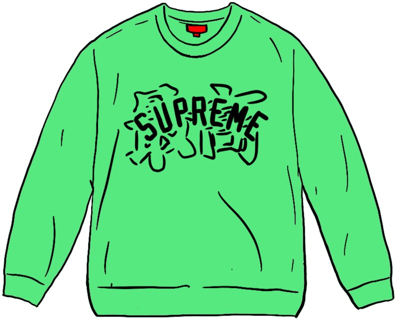 Supreme Kanji Logo Crewneck Sweatshirt