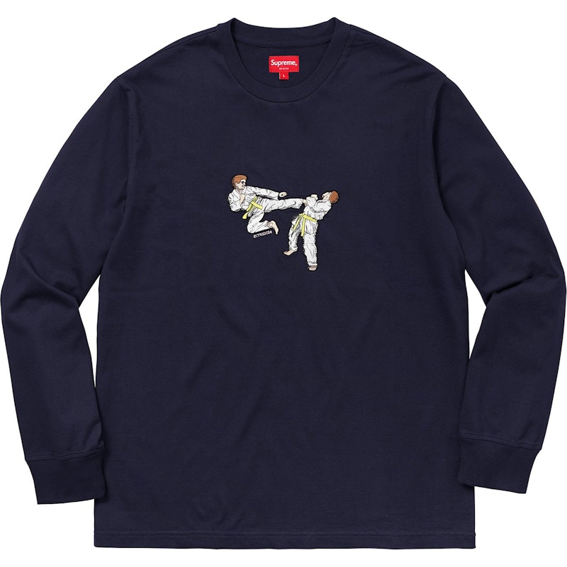 Supreme Karate Tee Navy Men's - SS18 - GB