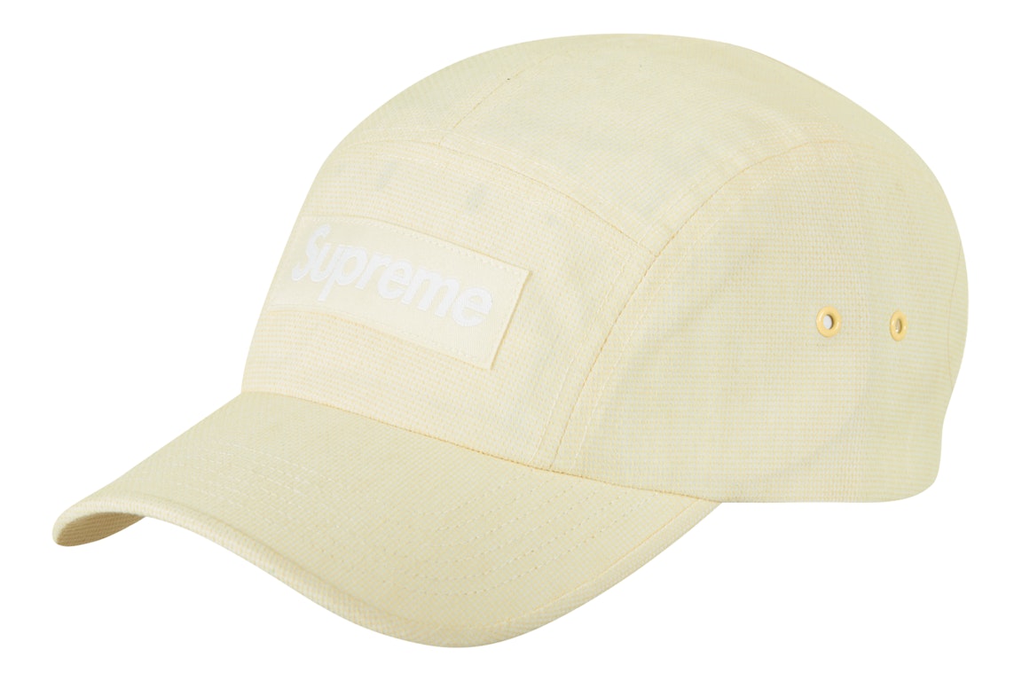 Pre-owned Supreme Kevlar Camp Cap (ss23) Off White