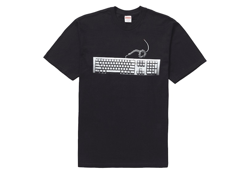 メンズ新品未使用 supreme keyboard tee サイズM 黒