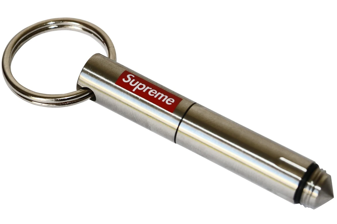 Supreme Keychain Pen Steel
