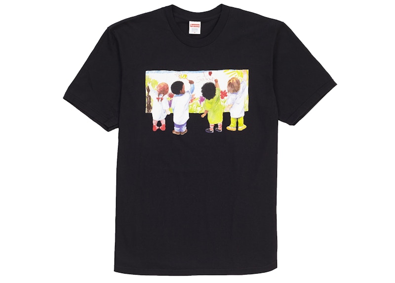 Supreme Kids Tee Black Men's - SS19 - GB