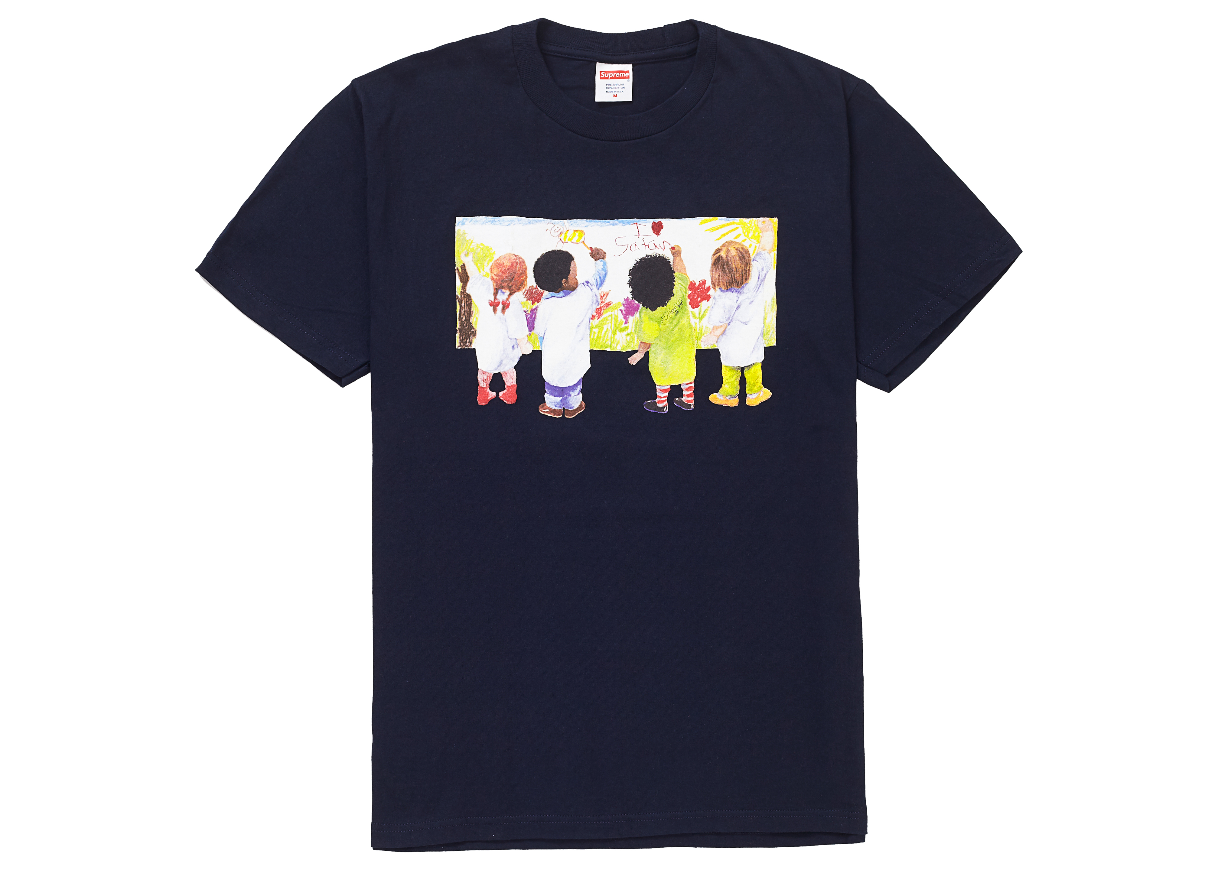 Tシャツ/カットソー(半袖/袖なし)【新品】supreme kids tee black Mサイズ 送料込