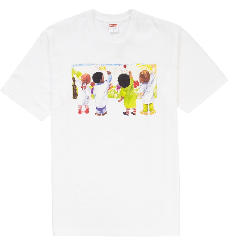 Supreme Kids Tee White SS19 US