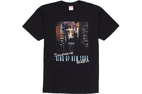 Supreme King of New York Tee Black Men's SS19 US
