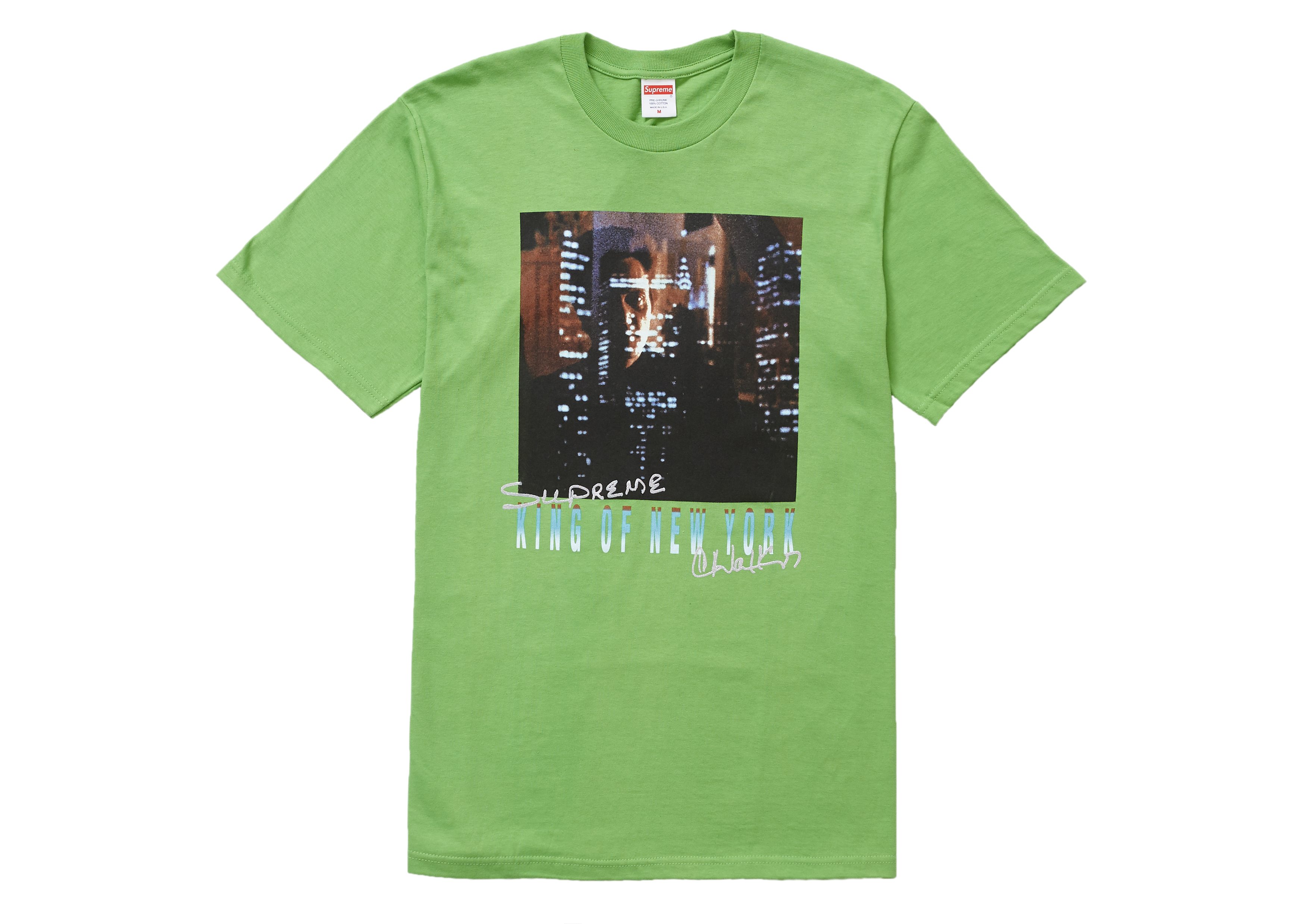 Supreme King of New York Tee Green Men's - SS19 - US