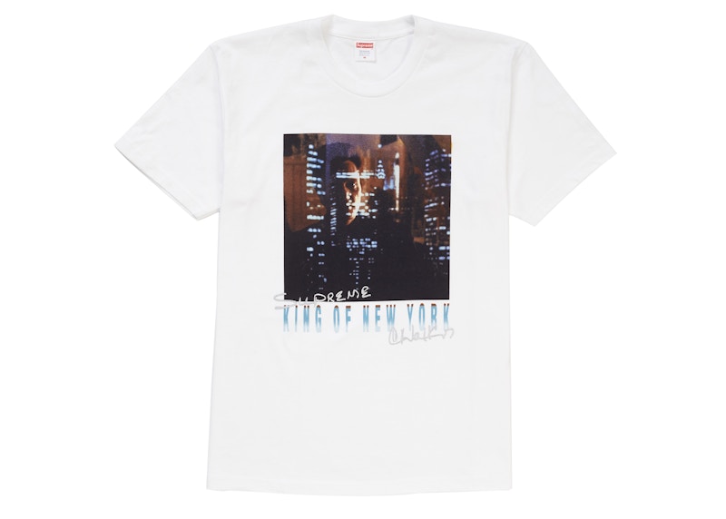 即決 supreme king of new york tee white L-