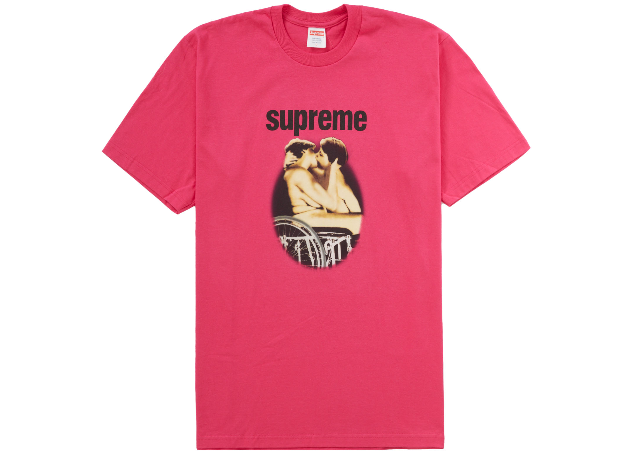 Supreme Kiss Tee (SS23) Pink Men's - SS23 - US
