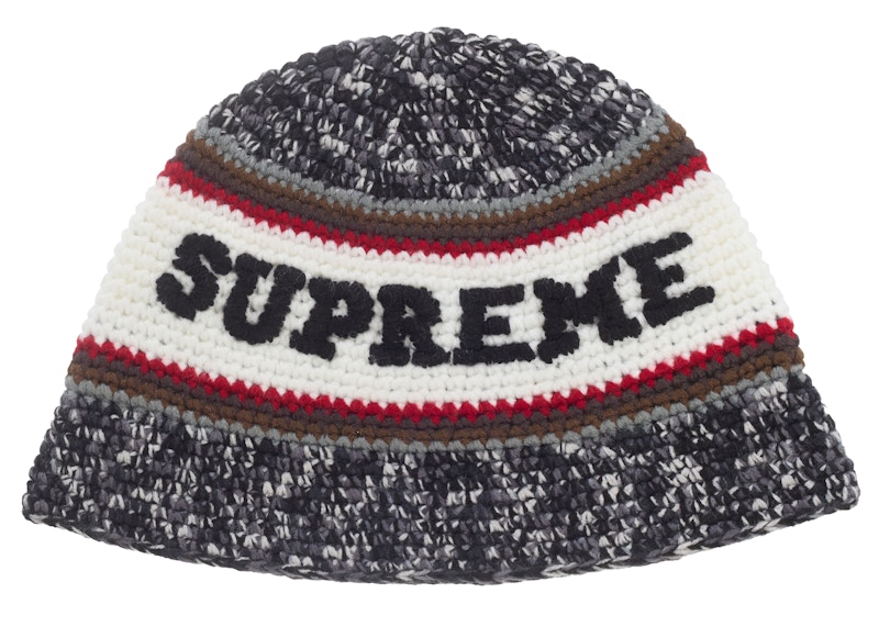 Supreme Knit Logo Crusher Hat (SS26) Black - SS26 - JP