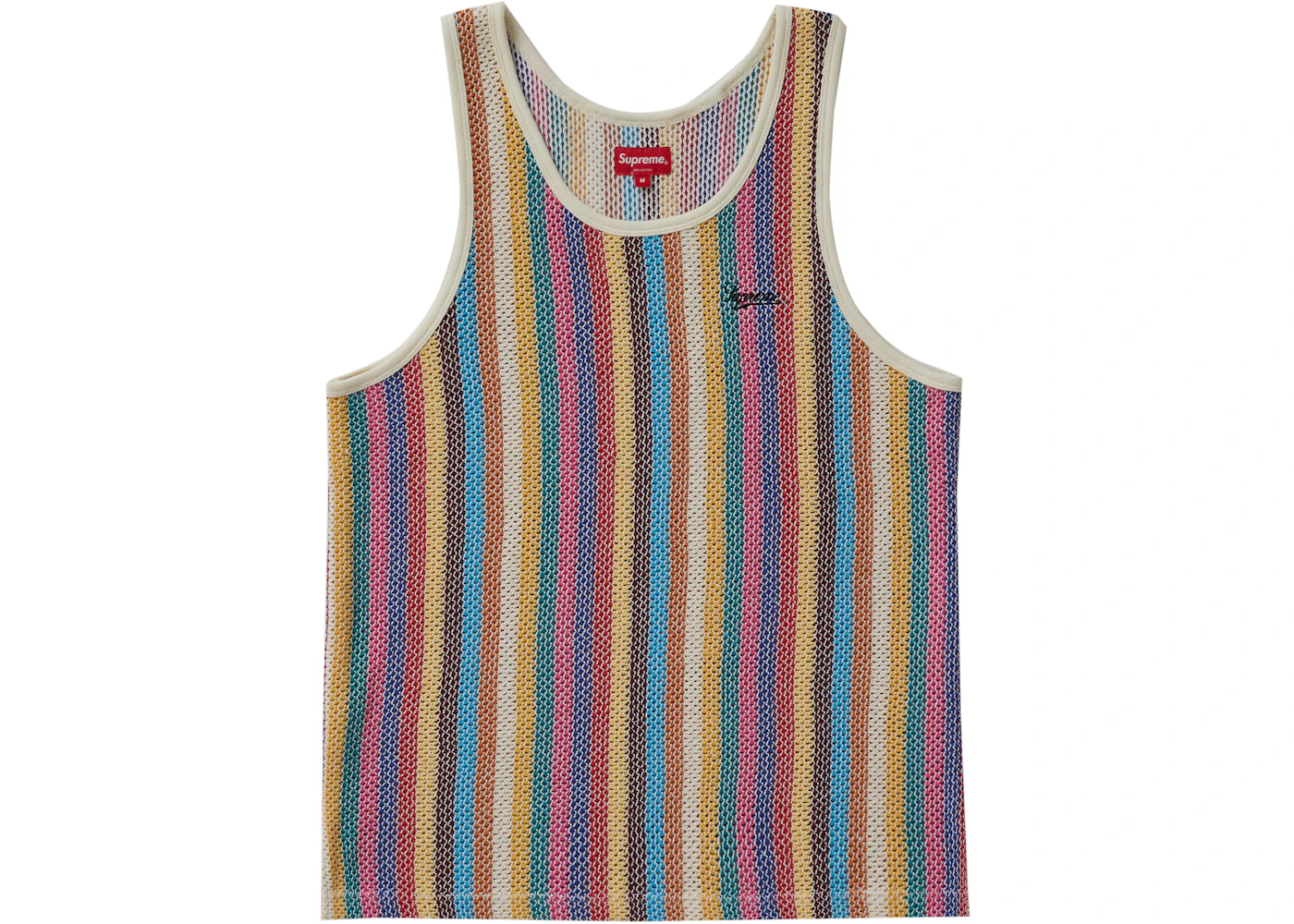 Supreme Knit Stripe Tank Top Multicolor Men's - SS19 - US