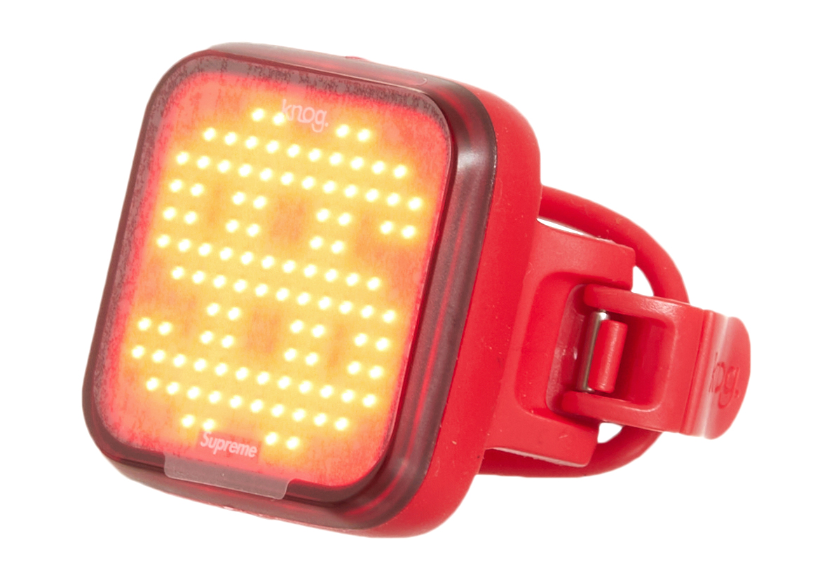 Supreme Knog Blinder Bicycle Lights (Set of 2) Red
