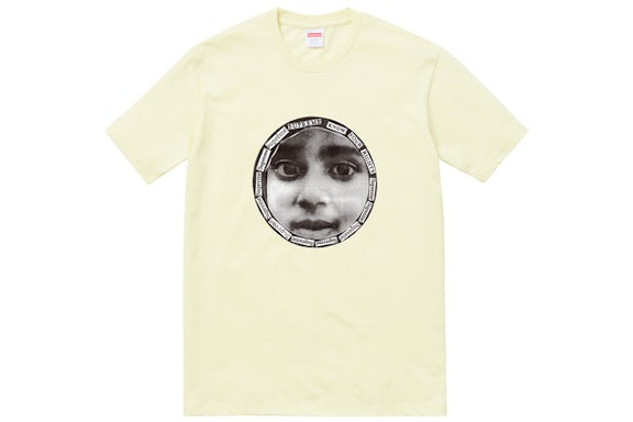 Supreme Know Your Rights Tee Pale Yellow