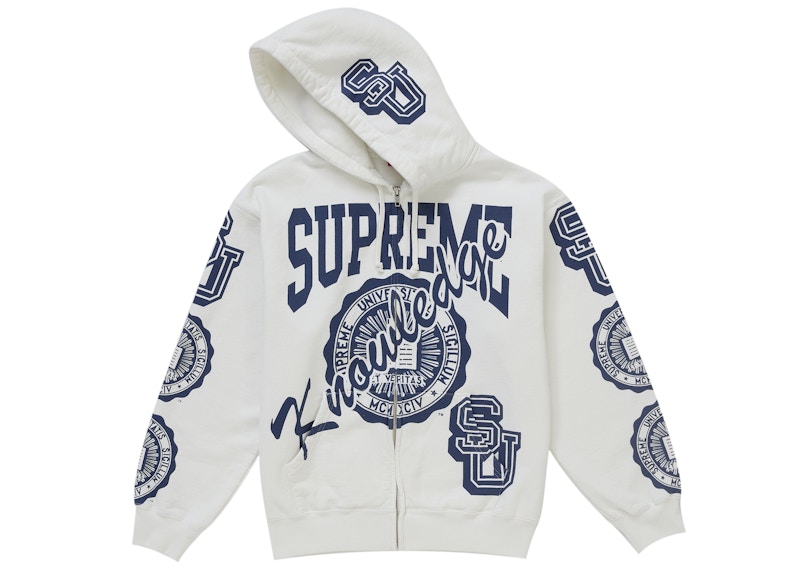 Supreme Knowledge Reigns Zip Up パーカー M Supreme Knowledge Reigns Zip Up Hooded Sweatshirt Black