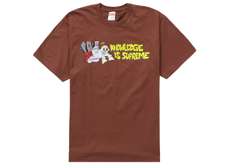 Supreme Knowledge Tee Red Men's - SS22 - US