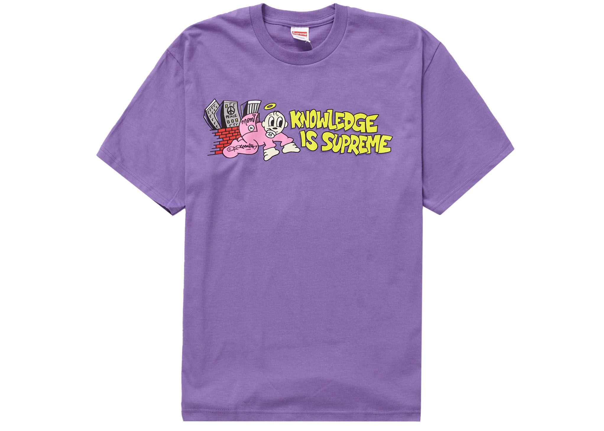 Supreme Knowledge Tee Purple Men's - SS22 - US