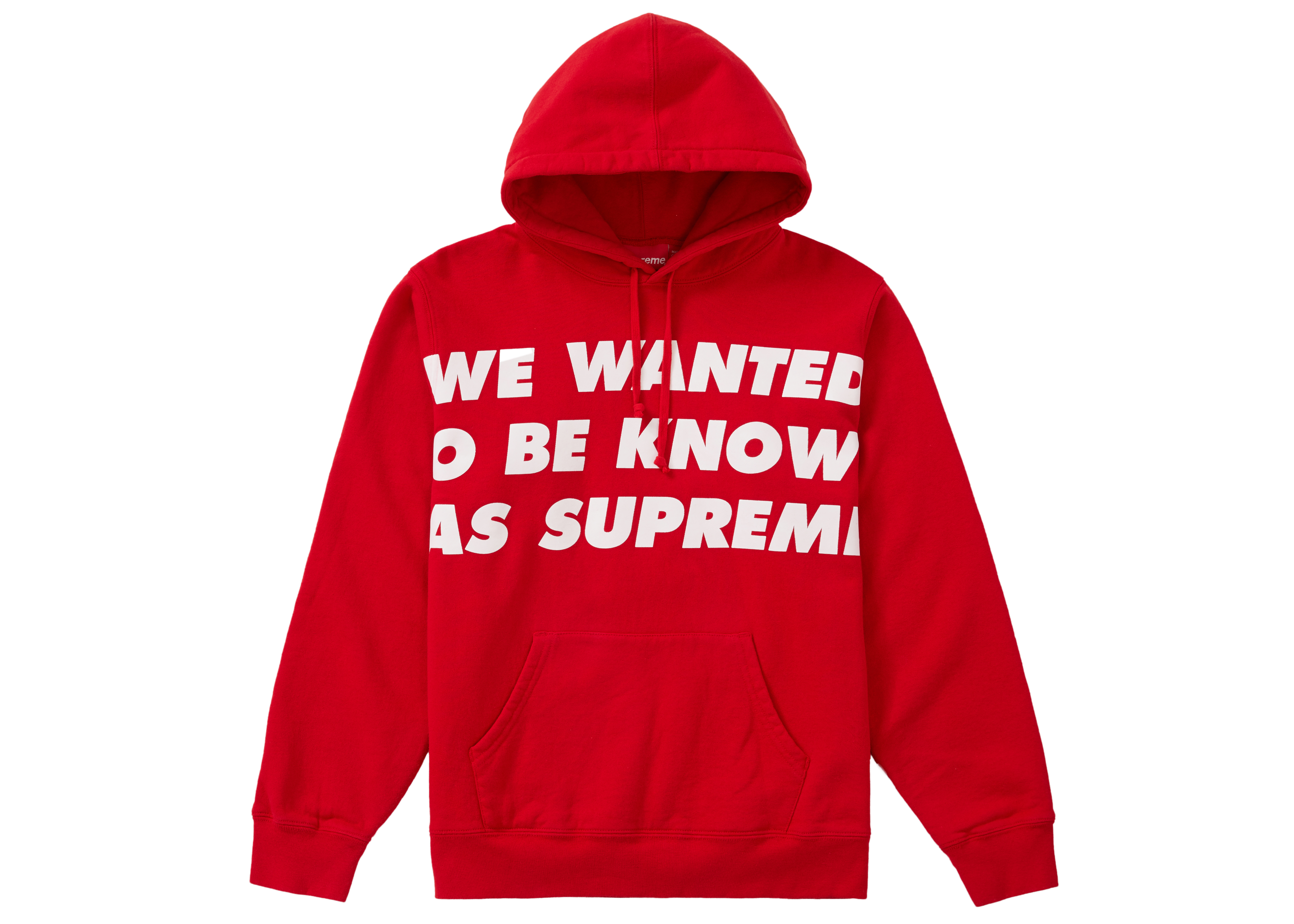Supreme Known As Hooded Sweatshirt Red Men's - SS20 - US