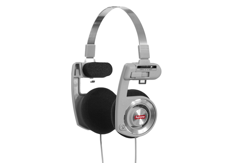 新素材新作 Koss supreme ヘッドホン PortaPro Silver Headphones 