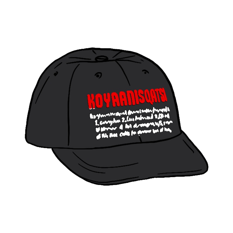 koyaanisqatsi supreme hat