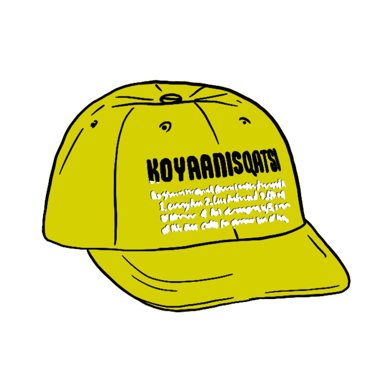 koyaanisqatsi supreme hat