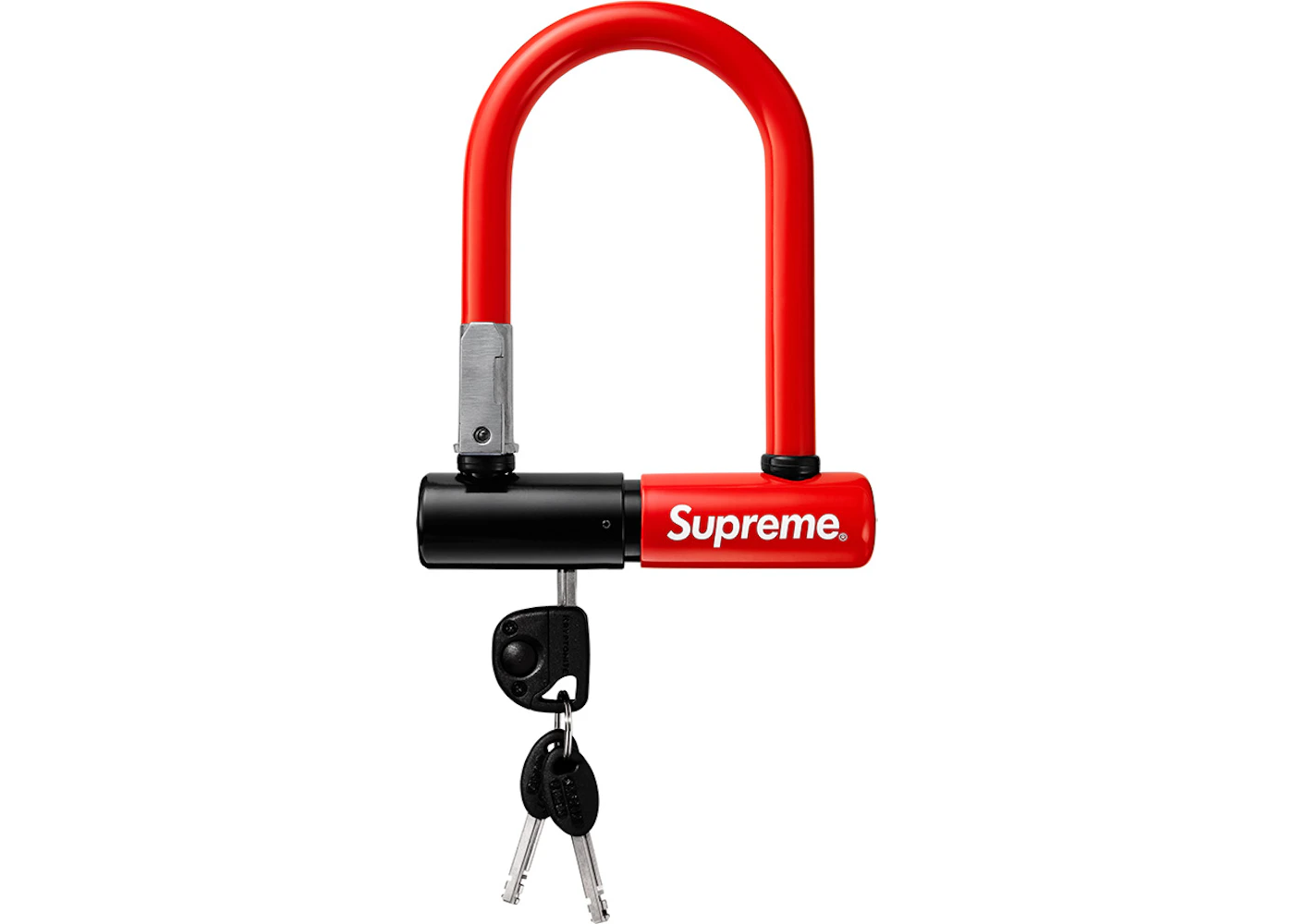 Supreme Kryptonite Evolution Mini Bicycle Lock U Lock Red FW15