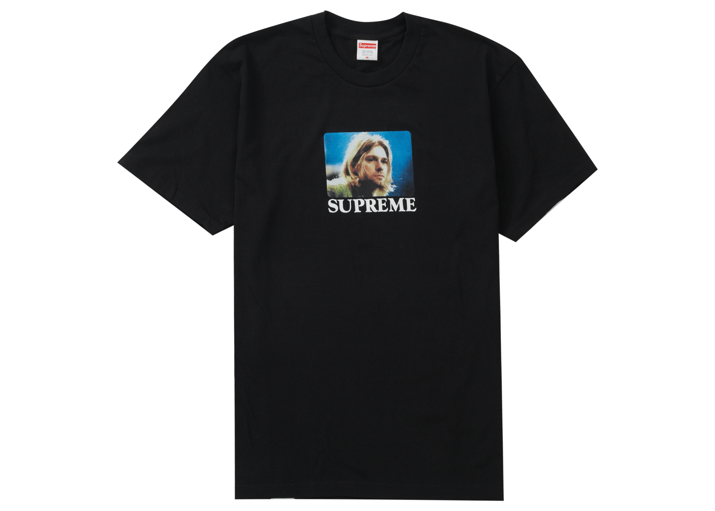supreme Kurt Cobain Tee black L Tシャツ/カットソー(半袖/袖なし) トップス メンズ 通販専用モデル