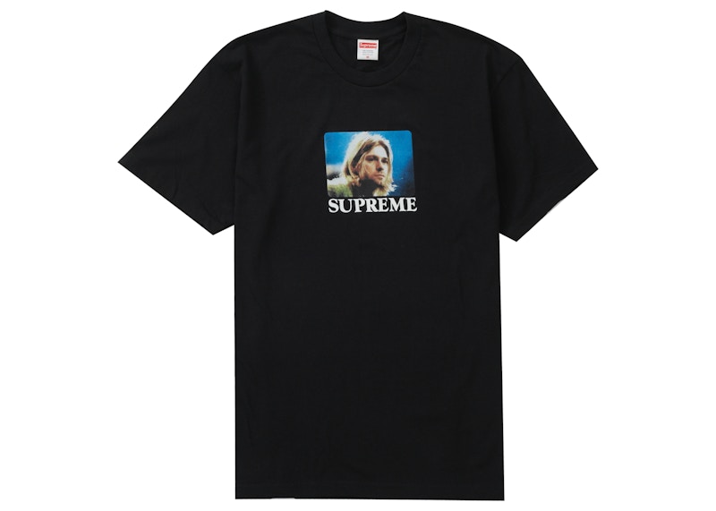 supreme kurt cobain tee black L シュプリーム 最 安値 - realnetrj