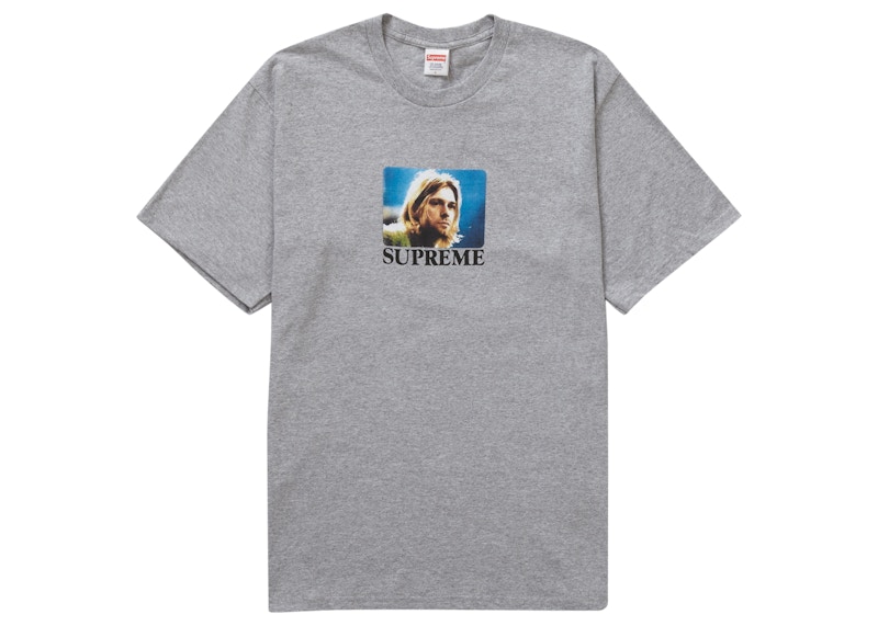 Supreme Kurt Cobain Tee Heather Grey Men's - SS23 - US