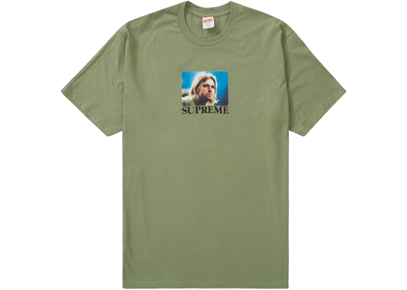 Supreme Kurt Cobain Tee Light Olive Men's - SS23 - US