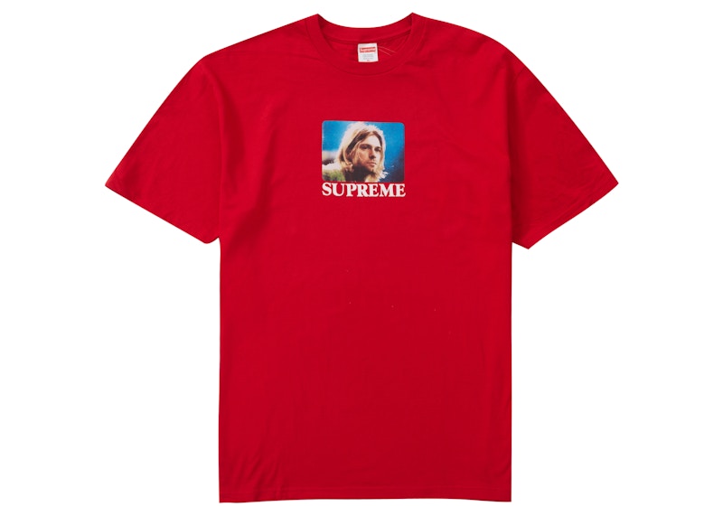 Supreme Kurt Cobain Tee Red Men's - SS23 - GB