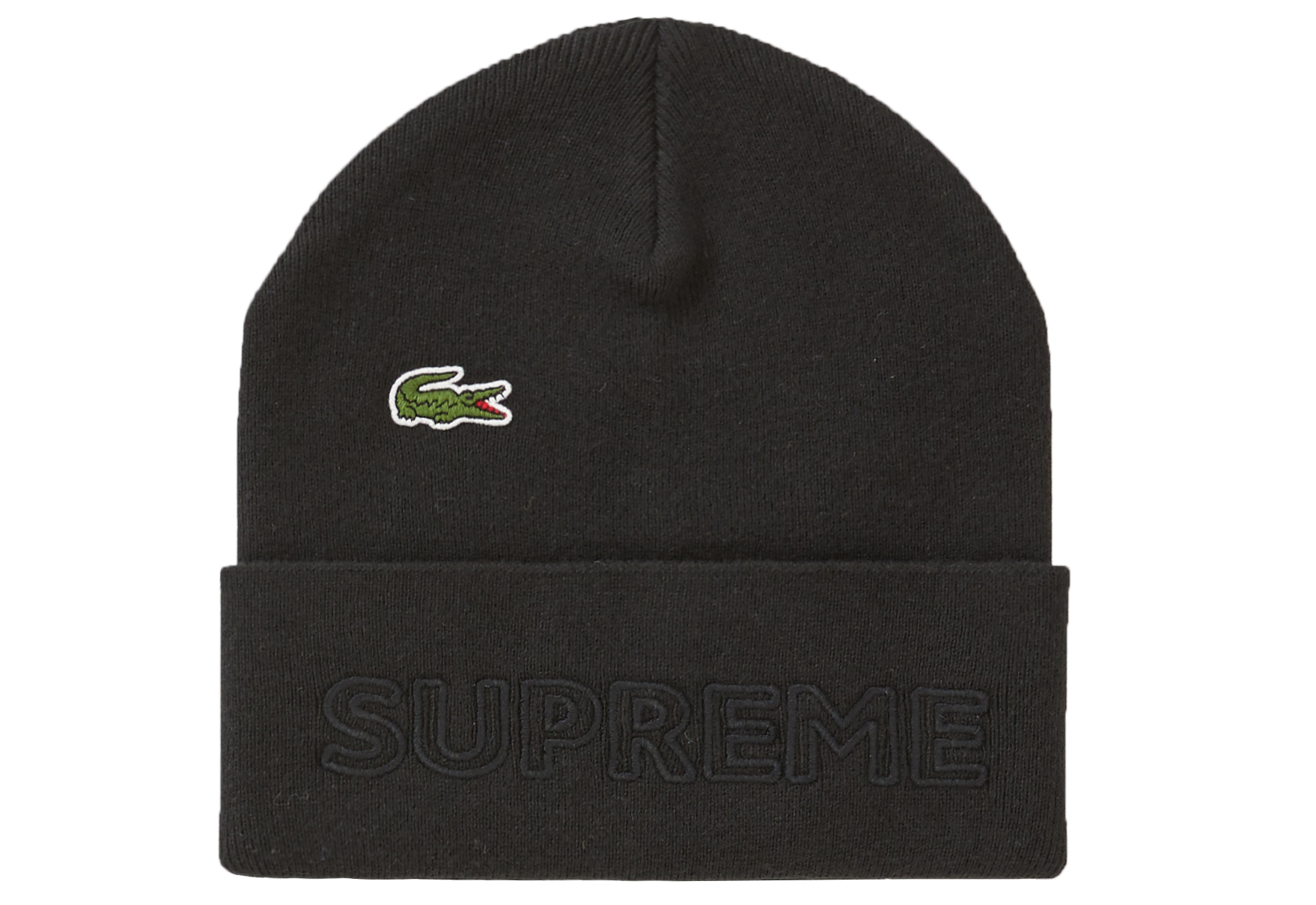 supreme  lacoste ビーニーニット帽/ビーニー