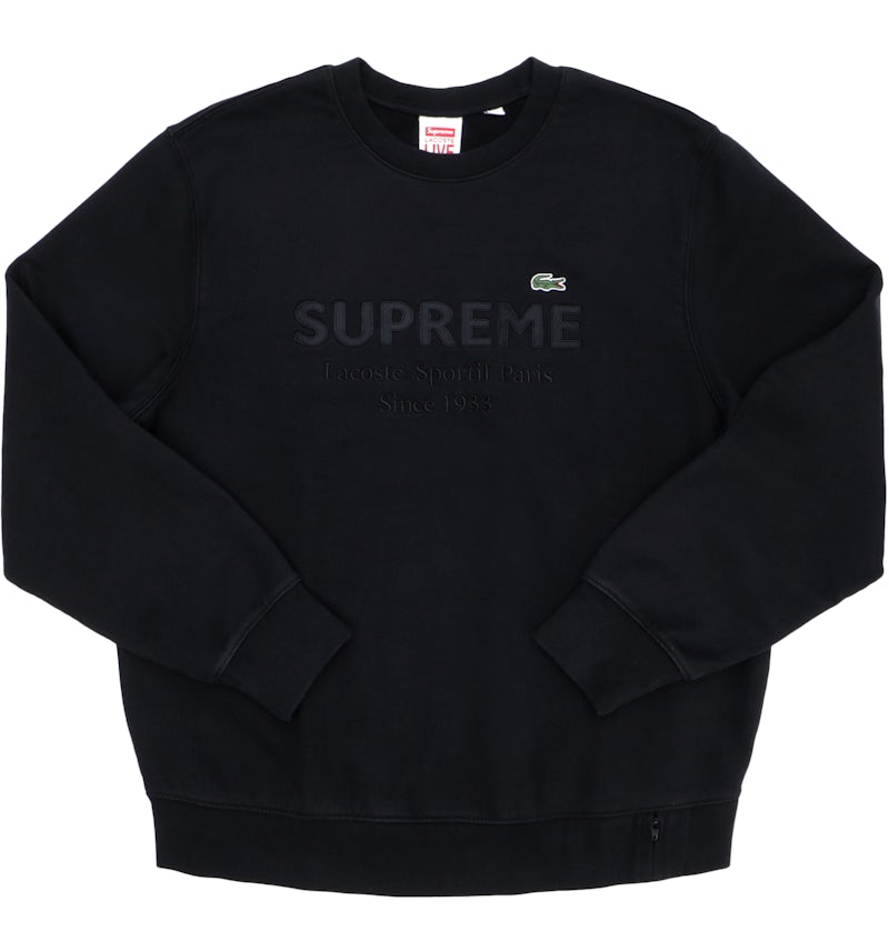 Supreme Lacoste Sweater Price Men's Lacoste Zip Neck Loose Fit