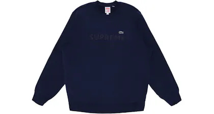 Lacoste x supreme crewneck Clearance
