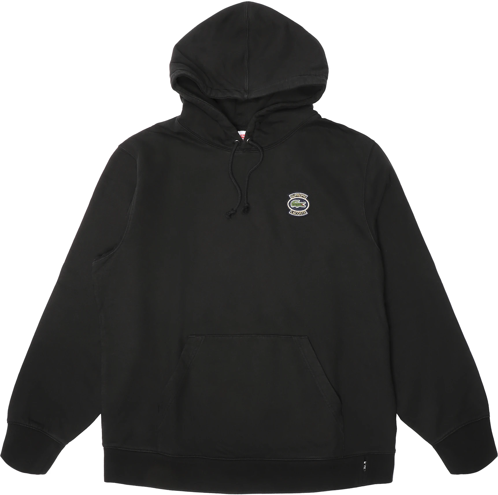 Anvendt nuttet kunst Supreme LACOSTE Hooded Sweatshirt Black - SS18 - US