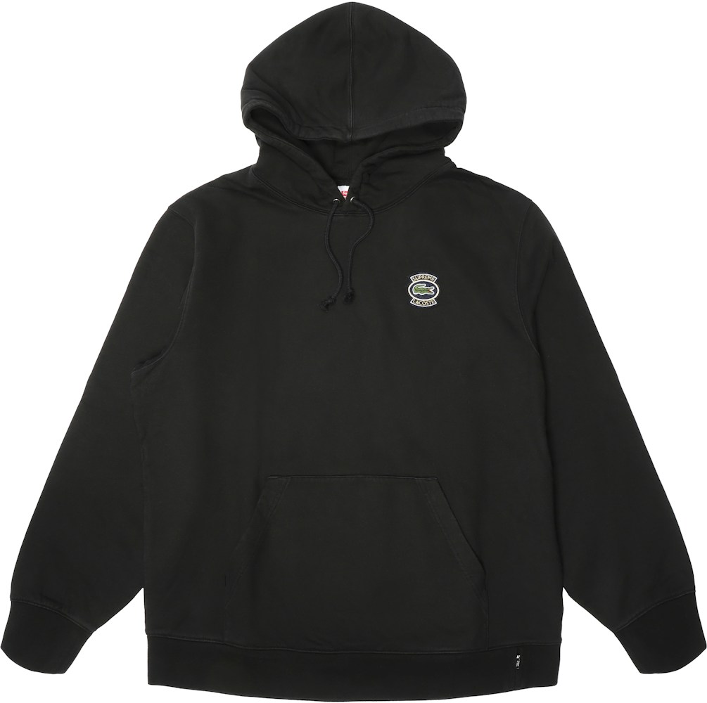 Supreme LACOSTE Hooded Black - SS18