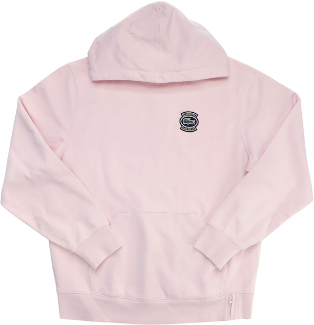 Supreme LACOSTE Hooded Sweatshirt Pink Men's US