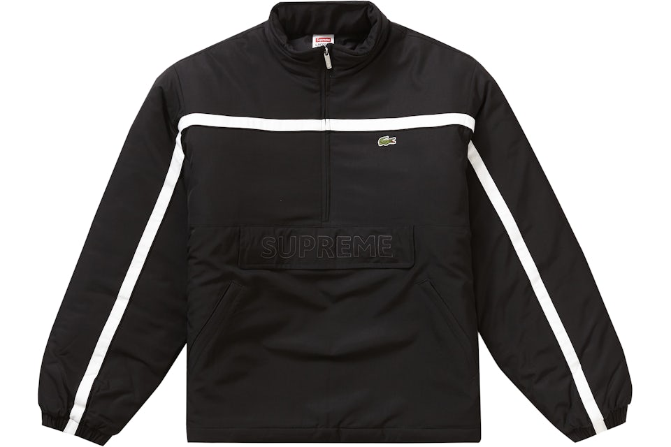 Supreme lacoste puffy half zip pullover light blue Clearance