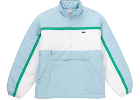 Supreme Lacoste Puffy Half Zip Pullover Light Blue Fw19 Supreme Lacoste Puffy Half Zip Pullover Light Blue Fw19