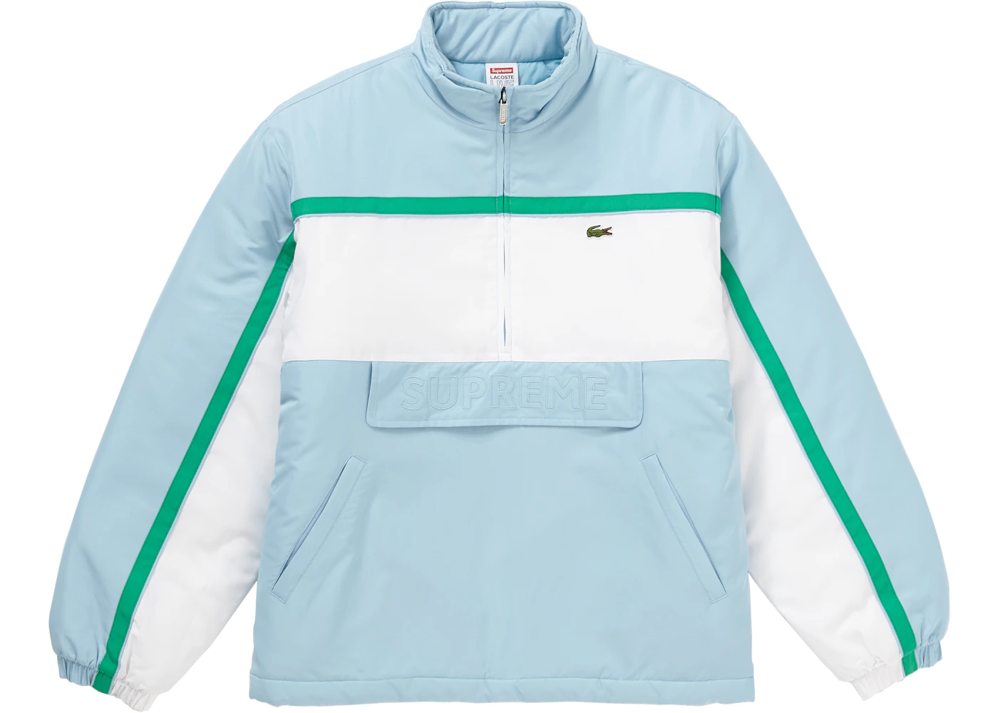 Lacoste Mens Supreme Lacoste Puffy Half Zip Pullover Supreme