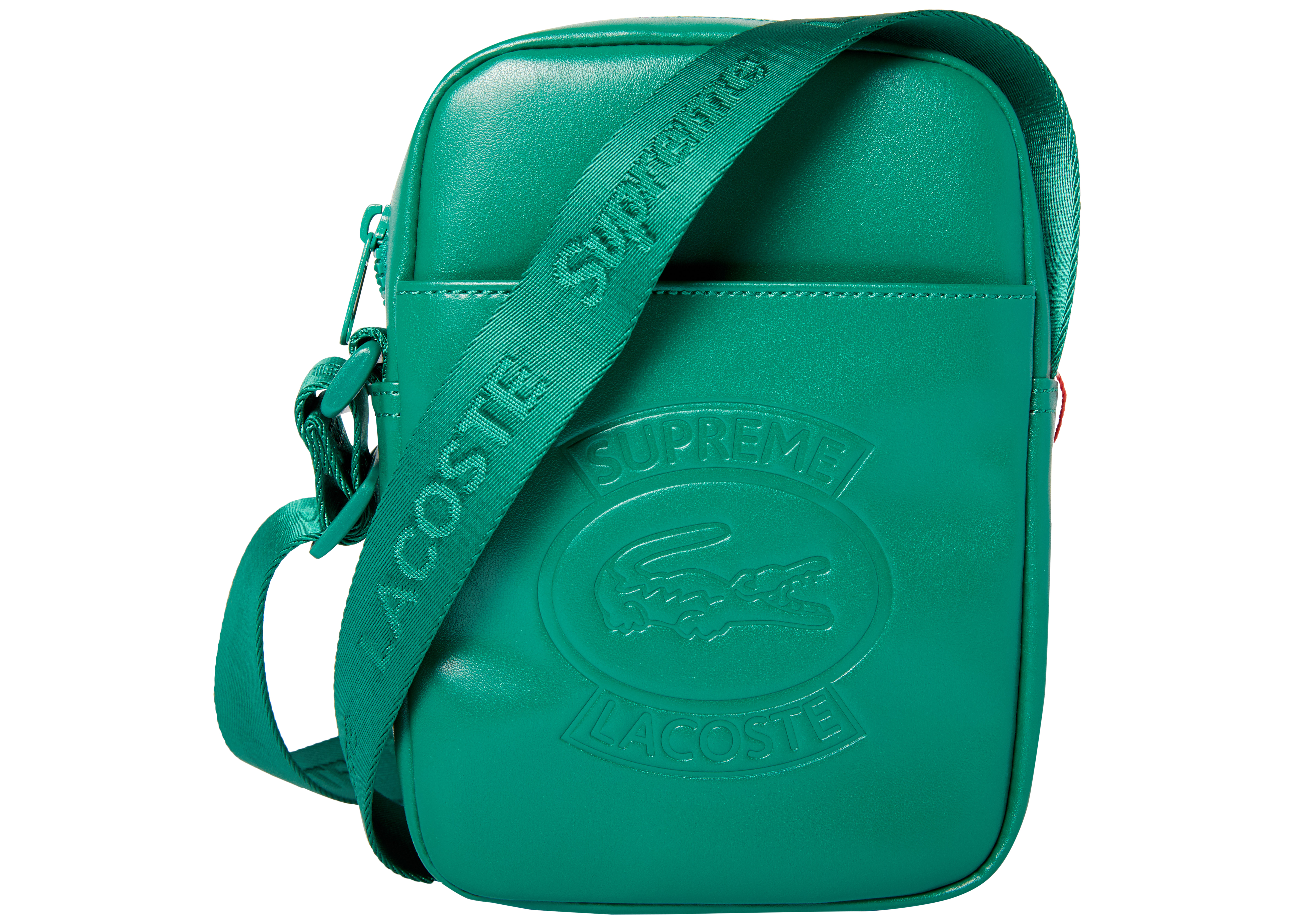 Supreme LACOSTE Shoulder Bag Green - SS18 - JP
