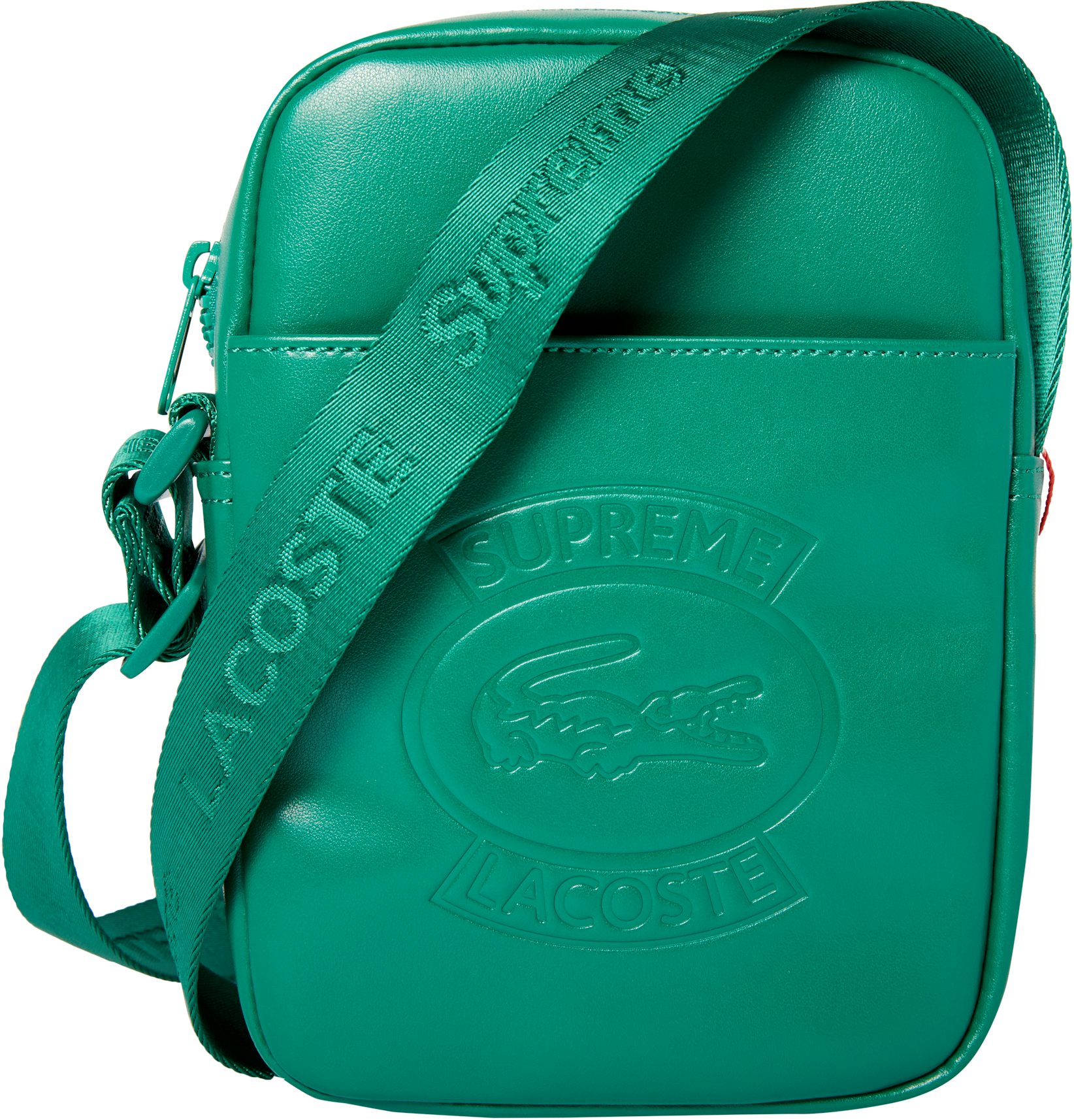 Supreme LACOSTE Shoulder Bag Green - SS18 -