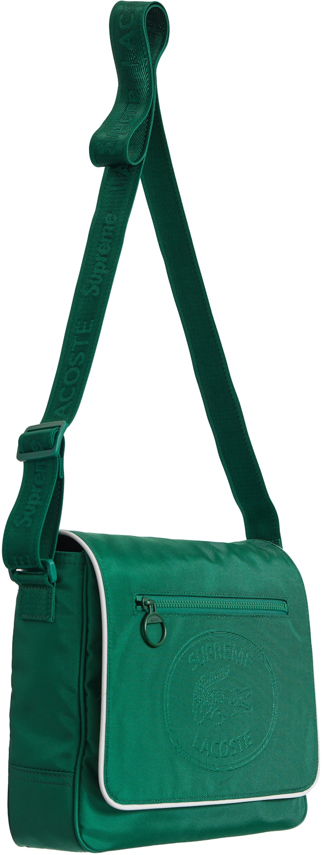 Supreme X Lacoste Small Messenger Bag - Green